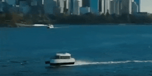 One of Vessev’s VS-9 electric hydrofoiling vessels.