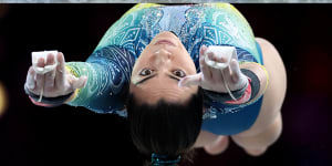 Georgia Godwin is now tied with Allana Slater as Australia’s most successful Commonwealth Games gymnast.