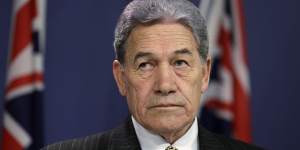 New Zealand First leader Winston Peters was at one time part of a coalition government with Jacinda Ardern.