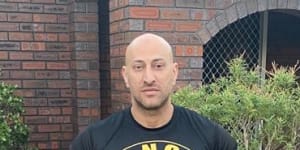 National sergeant-at-arms of the Comanchero bikie gang,Tarek Zahed,is in Lebanon.