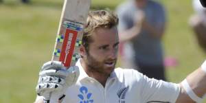 Kane Williamson scored his first half-century of the series but was out for 51. 