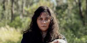 Shari Sebbens in The Moogai,one of the first supernatural horrors directed by a First Nations director.