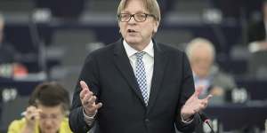Former European Parliament Brexit chief Guy Verhofstadt.