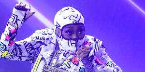 Missy Elliott performs ‘Lose Control’ during th 50 years of hip-hop performance.