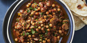 RecipeTin Eats’ SOS recipe:Spiced chickpea mushroom stew.