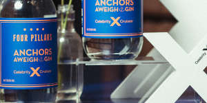 The limited-edition Celebrity Cruises x Four Pillars Navy Strength Gin.