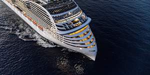 Yacht Club is located in seven upper front decks of MSC World Europa. 