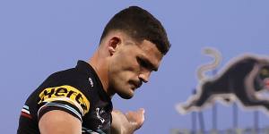 Nathan Cleary on home turf.