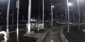 In the dead of night,testing begins on Parramatta light rail