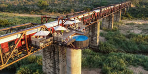 Hotel review:Kruger Shalati – The Train on the Bridge,a safari in high style