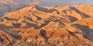 Bamyian,in the Hazarajat region of Afghanistan.