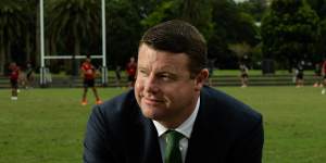 Rabbitohs CEO Blake Solly says the club has been on a journey for 17 years to be financially sustainable without any third-party investment,including from poker machine revenue.
