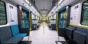 The trains to be used on the new airport metro rail line will be about 30 centimetres wider than the city’s other metro trains.
