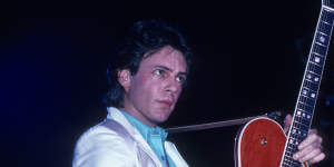 “It was always just,like,panting from afar,” Australian singer Rick Springfield,pictured in New York around 1981,said of the girl who inspired his number one 1981 hit,Jessie’s Girl,about lusting after a friend’s girlfriend. 