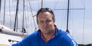 Irish skipper Cian McCarthy is doing his first Sydney to Hobart on two-man boat Cinnamon Girl.
