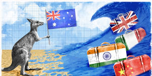 Rising tide of immigration.