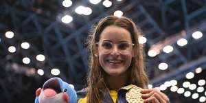 Kaylee McKeown won her third individual medal at the world championships in the women’s 200m backstroke. 