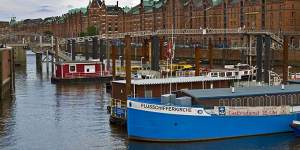 Warehouses in Hamburg's Speicherstadt.