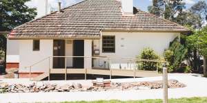 The Stromlo Cottage as it stands now,refurbished by the ACT Government at a cost of $350,000.