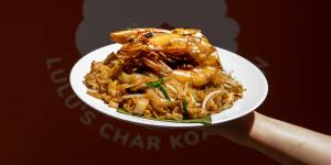 The CKT at Lulu'sÂ Char Koay Teow in Melbourne's CBD.