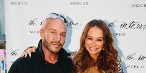 Alex Perry and Camilla Franks at a function to celebrate the Australian Fashion Walk of Style in November.