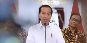 Indonesia President Joko Widodo will complete his second,five-year term in office in October 2024.