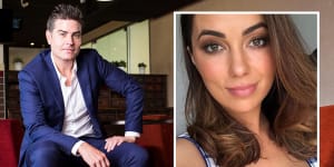 Stu Laundy has been spied with eastern suburbs eyebrow queen Kristin Fisher.