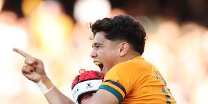 No more Mr Nice Guy:Wallabies want to see more of ‘aggressive’ Lolesio