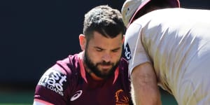 Broncos captain Adam Reynolds trained strongly this week,in a sign the ankle injury he sustained would not keep him from the Las Vegas hit-out.