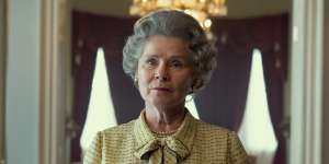 Imelda Staunton as Queen Elizabeth II in the fifth season of The Crown,which will air in 2022.