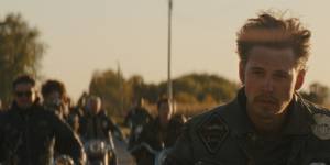 Smoking hot:Austin Butler stars as Benny in The Bikeriders,which follows 1960s motorcycle club the Vandals.