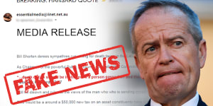 'Bizarre tricks':Labor hit by new'fake news'media release stirring death tax fears