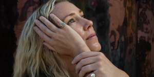 Jewellery designer Sarah Munro,co-founder of Sarah&Sebastian,wearing the brand’s signature pinky rings,