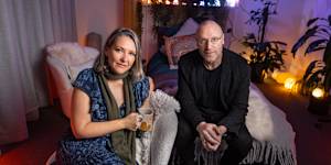 Dr Margaret Ross (left) and Dr Justin Dwyer led a trial of psychedelic-assisted therapy.