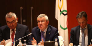 IOC president Thomas Bach 