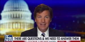 Tucker Carlson on Fox News in #Untruth:the Psychology of Trumpism