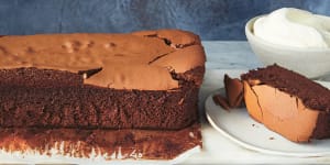 Neil Perry's flourless chocolate cake is a regular at family birthday celebrations.