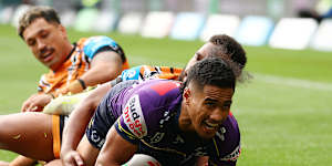 Sualauvi Faalogo opens the scoring for Melbourne in the second minute.