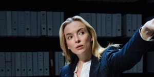 Jodie Comer in the British production of Prima Facie.