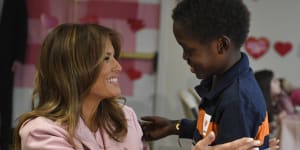 Melania Trump more confident in her role,but not in politics