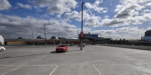 The Chadstone Shopping Centre car park at 10.30am on Friday.