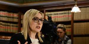 Department secretary Amy Brown said she was nervous about the appointment of John Barilaro to the trade role given his history with the government.