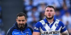 Bronson Xerri is out of the Bulldogs team this weekend..