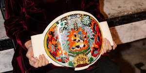The Sukeban championship belt,which was created by Marc Newson,an Australian industrial designer.