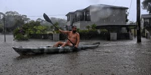 NSW floods as it happened:Two bodies found in stormwater canal in Sydney’s west as weather worsens across state;evacuation orders issued across city,South Coast