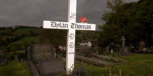 Dylan Thomas'grave.