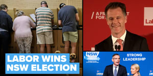 Labor's resounding NSW election win,in 90 seconds