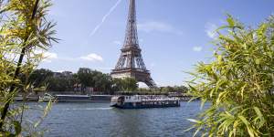 The Eiffel Tower is the only other original structure left standing today from the golden period of world expositions.