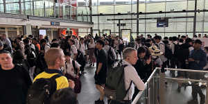 Train delays at North Sydney left hundreds stranded.