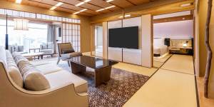 This is an all-suite,luxe hotel mix Japanese and Western styles.